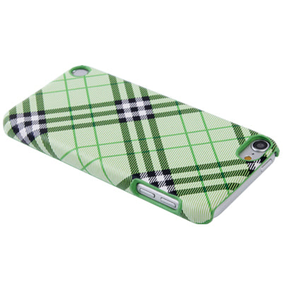 Grid Pattern Paste Skin Plastic Protection Shell for iPod touch 5 / 6