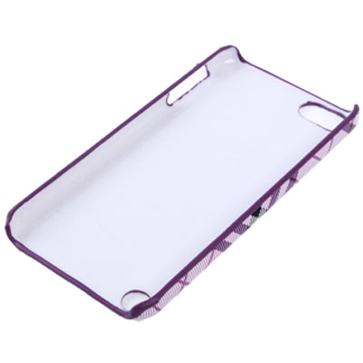 Grid Pattern Paste Skin Plastic Protection Shell for iPod touch 5 / 6