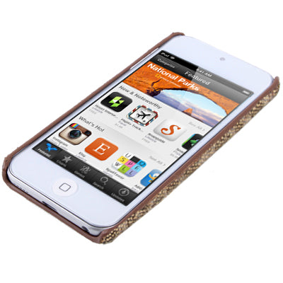 Zebra-stripe Pattern Pasting Sequin Plastic Protection Shell for iPod touch 5 / 6