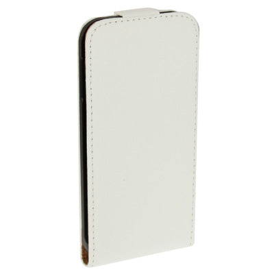 Vertical Flip Leather Case for iPod touch 5 / 6 (White)