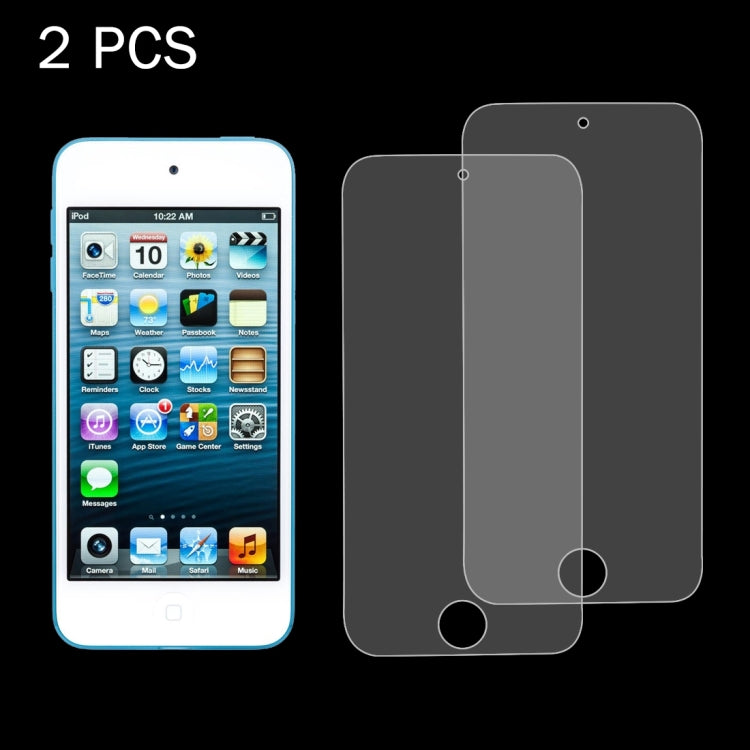 2 PCS 0.26mm 9H Surface Hardness 2.5D Explosion-proof Tempered Glass Screen Film for iPod Touch 5 & touch 6