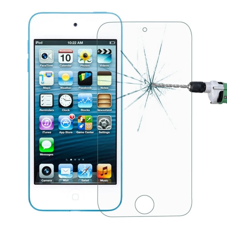 10 PCS 0.26mm 9H Surface Hardness 2.5D Explosion-proof Tempered Glass Screen Film for iPod Touch 5 & touch 6