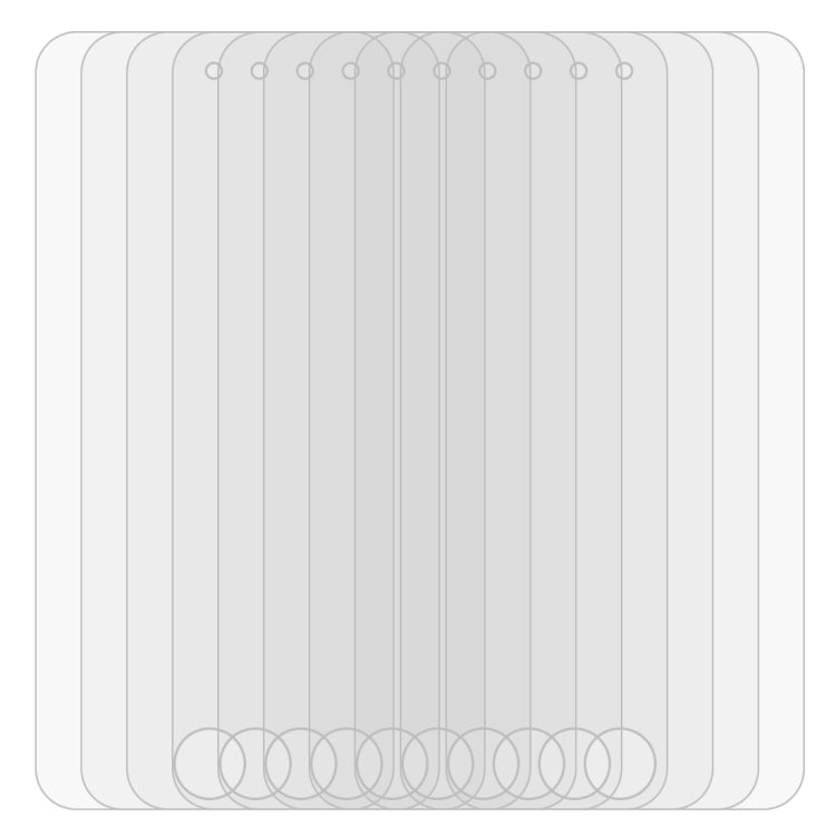 10 PCS 0.26mm 9H Surface Hardness 2.5D Explosion-proof Tempered Glass Screen Film for iPod Touch 5 & touch 6