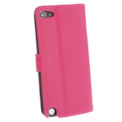 Litchi Texture Leather Case with Holder for iPod touch 5 / 6