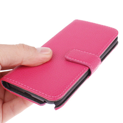 Litchi Texture Leather Case with Holder for iPod touch 5 / 6