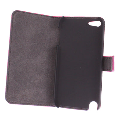Litchi Texture Leather Case with Holder for iPod touch 5 / 6