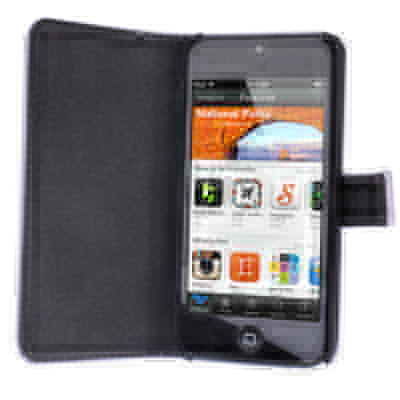 Litchi Texture Leather Case with Holder for iPod touch 5 / 6