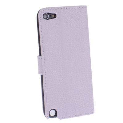 Litchi Texture Leather Case with Holder for iPod touch 5 / 6