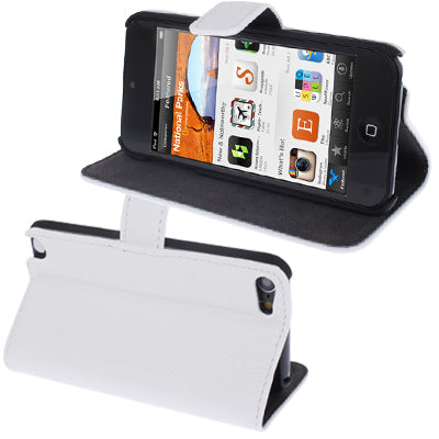 Litchi Texture Leather Case with Holder for iPod touch 5 / 6