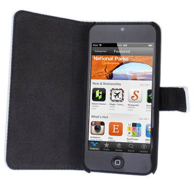 Litchi Texture Leather Case with Holder for iPod touch 5 / 6