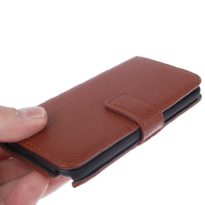 Litchi Texture Leather Case with Holder for iPod touch 5 / 6