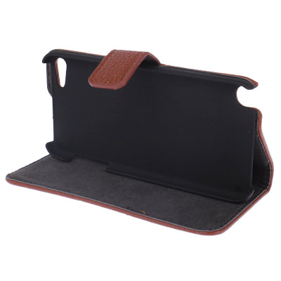 Litchi Texture Leather Case with Holder for iPod touch 5 / 6