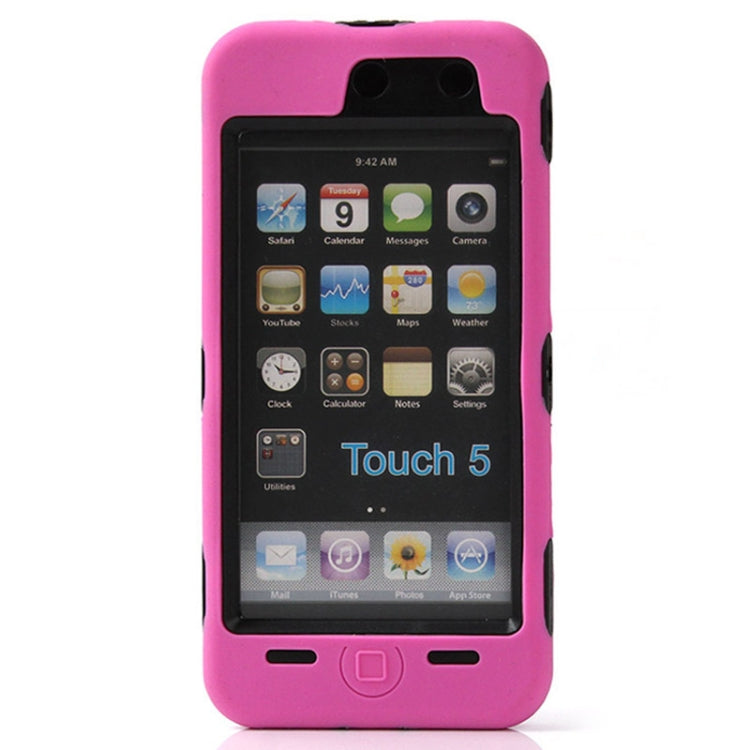 Silicone + Hard Plastic Combination Case for iPod touch 5th