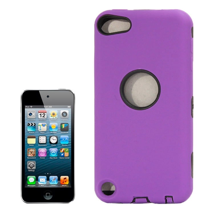 Silicone + Hard Plastic Combination Case for iPod touch 5th