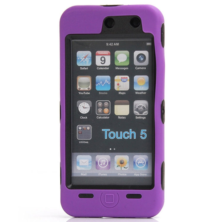 Silicone + Hard Plastic Combination Case for iPod touch 5th