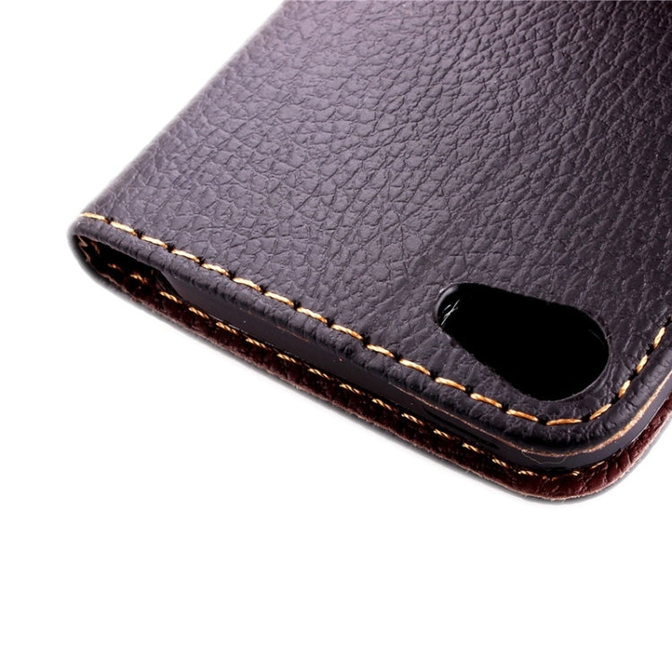 Leaf Magnetic Snap Litchi Texture Horizontal Flip Leather Case with Card Slots & Wallet & Holder & Lanyard for iPod touch 5 / 6