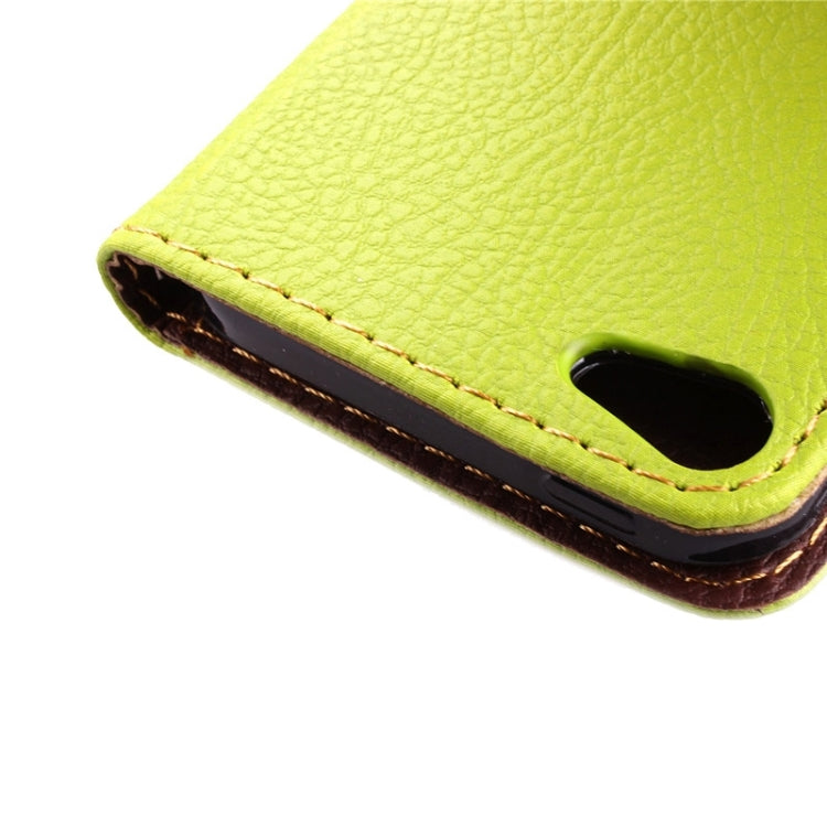 Leaf Magnetic Snap Litchi Texture Horizontal Flip Leather Case with Card Slots & Wallet & Holder & Lanyard for iPod touch 5 / 6