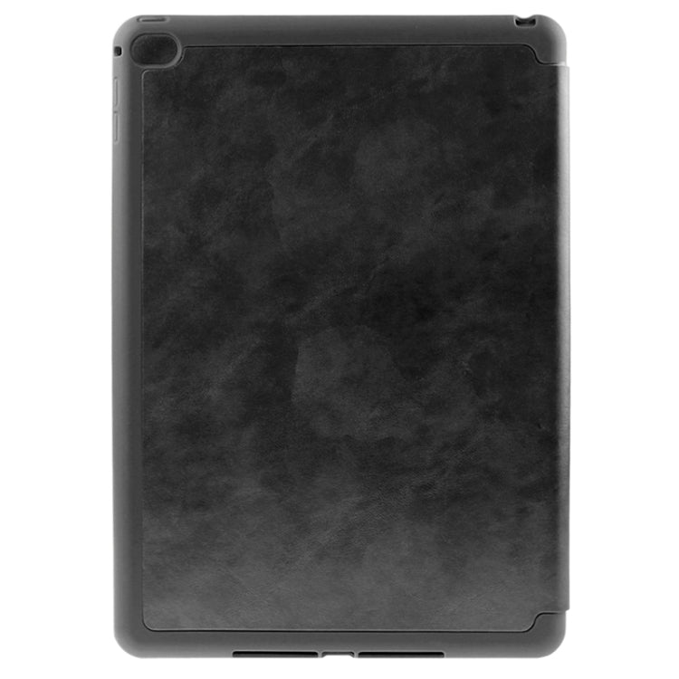 Multi-folding Sheepskin Leather Case with Holder for iPad Air 2