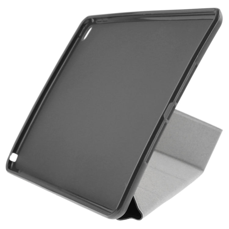 Multi-folding Sheepskin Leather Case with Holder for iPad Air 2