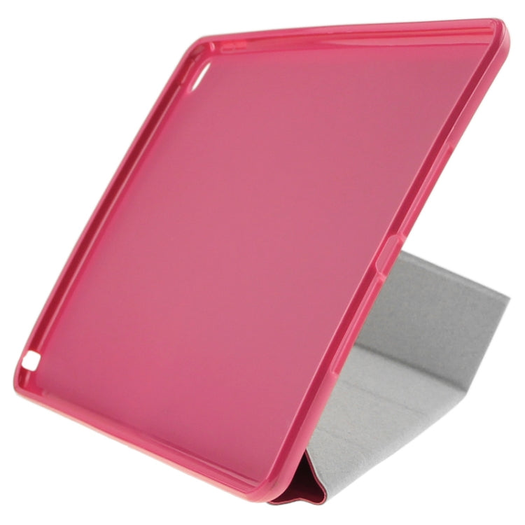 Multi-folding Sheepskin Leather Case with Holder for iPad Air 2