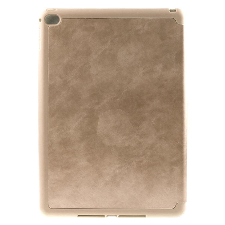 3-folding Sheepskin Horizontal Flip Leather Case with Holder for iPad Air 2