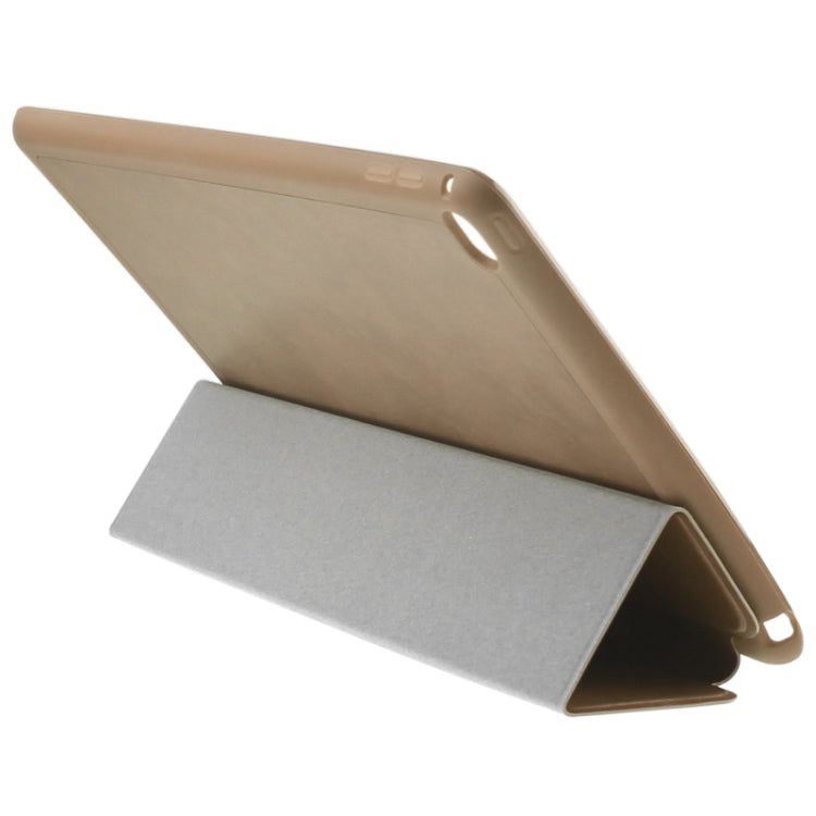 3-folding Sheepskin Horizontal Flip Leather Case with Holder for iPad Air 2