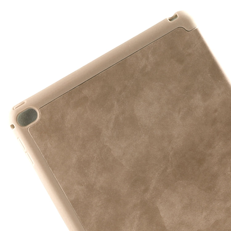 3-folding Sheepskin Horizontal Flip Leather Case with Holder for iPad Air 2