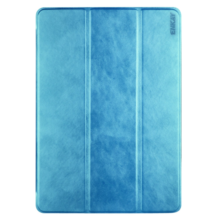 3-folding Sheepskin Horizontal Flip Leather Case with Holder for iPad Air 2