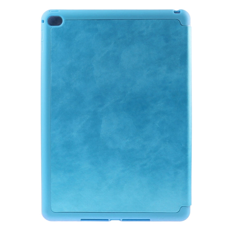 3-folding Sheepskin Horizontal Flip Leather Case with Holder for iPad Air 2