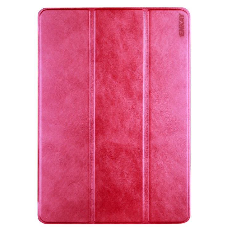 3-folding Sheepskin Horizontal Flip Leather Case with Holder for iPad Air 2