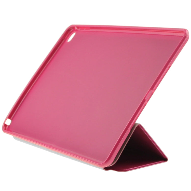 3-folding Sheepskin Horizontal Flip Leather Case with Holder for iPad Air 2