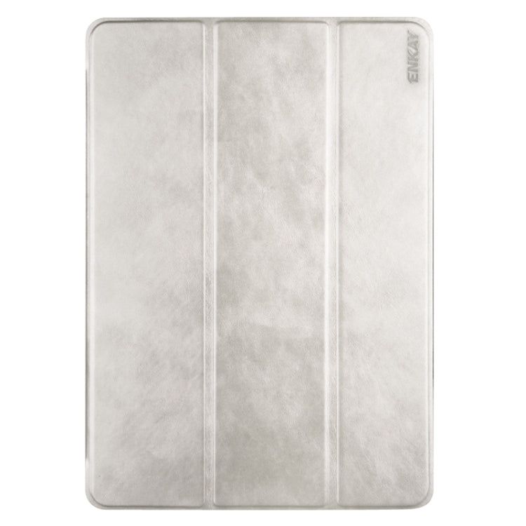 3-folding Sheepskin Horizontal Flip Leather Case with Holder for iPad Air 2