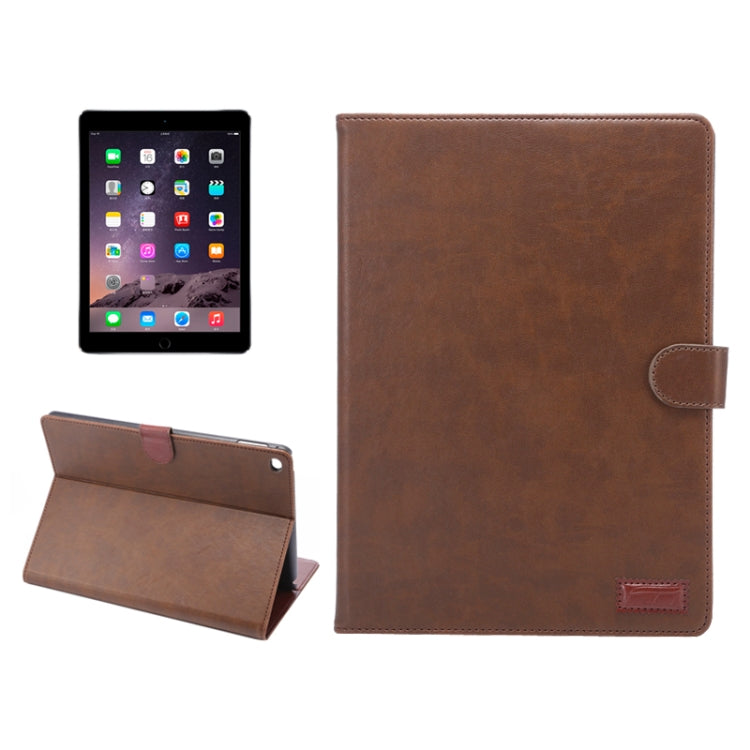Crazy Horse Texture Leather Case with Holder & Card Slots & Wallet & Sleep / Wake-up Function for iPad Air 2