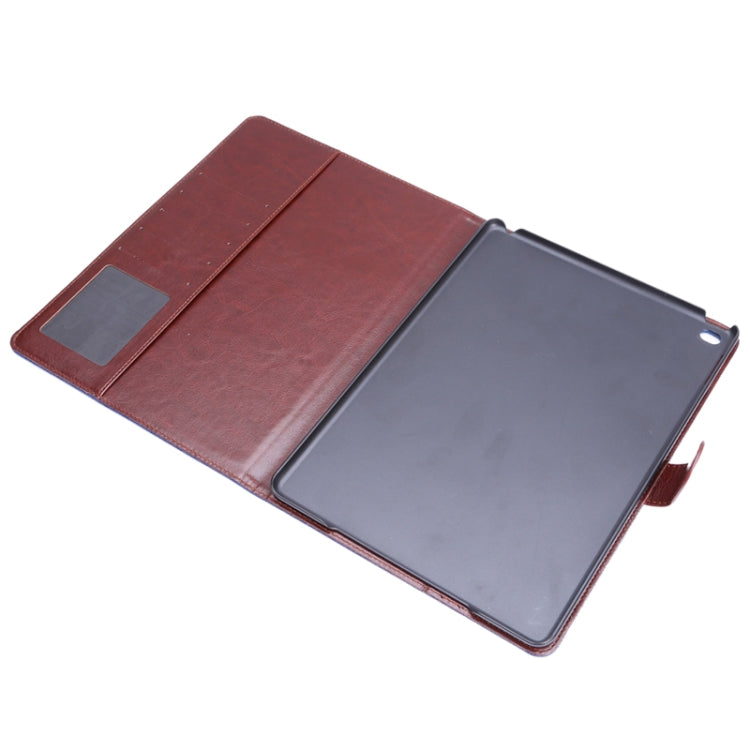 Crazy Horse Texture Leather Case with Holder & Card Slots & Wallet & Sleep / Wake-up Function for iPad Air 2