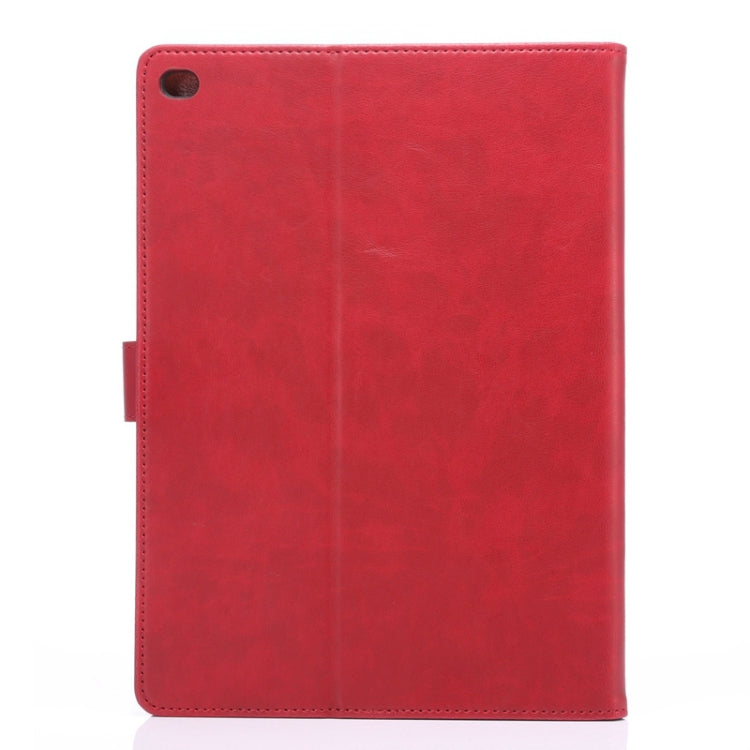 Crazy Horse Texture Leather Case with Holder & Card Slots & Wallet & Sleep / Wake-up Function for iPad Air 2