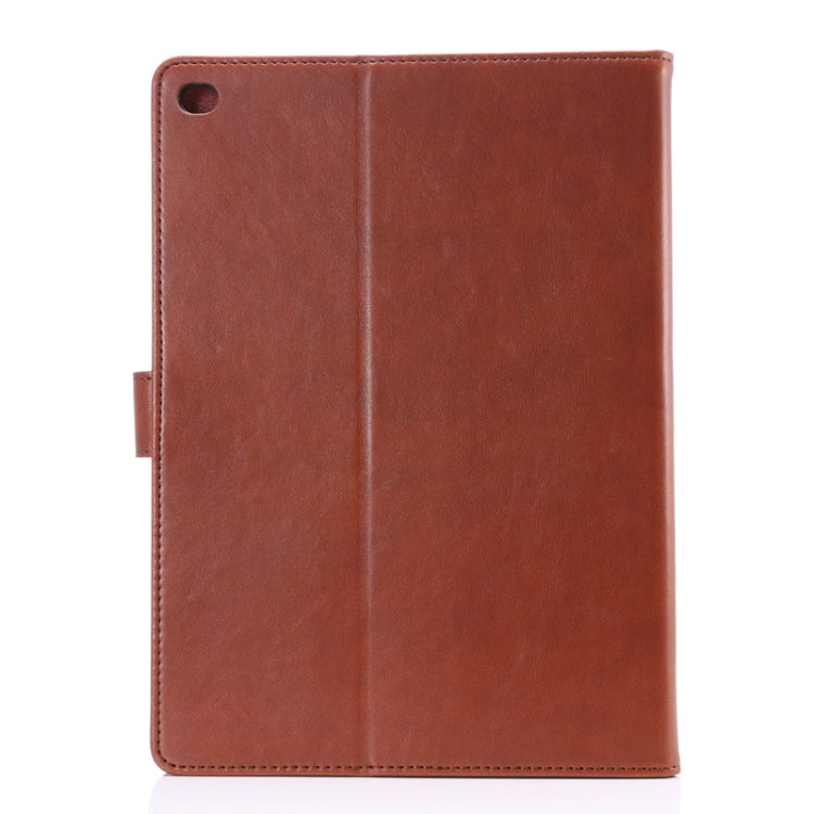 Crazy Horse Texture Leather Case with Holder & Card Slots & Wallet & Sleep / Wake-up Function for iPad Air 2