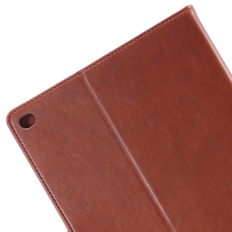 Crazy Horse Texture Leather Case with Holder & Card Slots & Wallet & Sleep / Wake-up Function for iPad Air 2