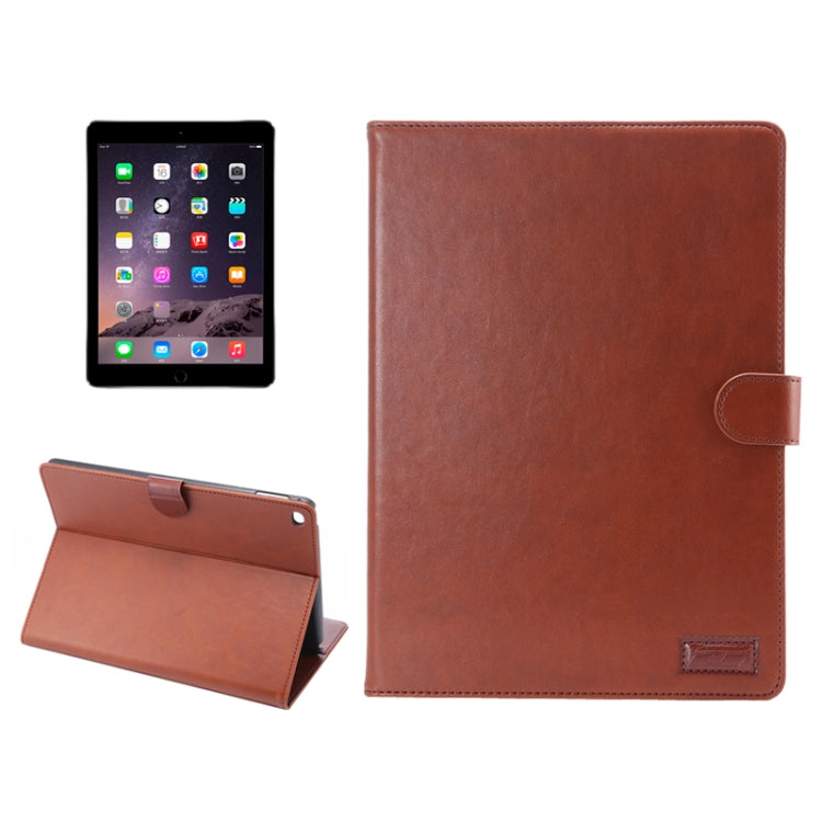 Crazy Horse Texture Leather Case with Holder & Card Slots & Wallet & Sleep / Wake-up Function for iPad Air 2