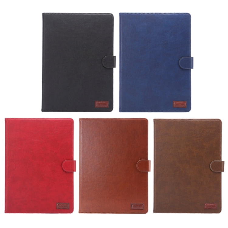 Crazy Horse Texture Leather Case with Holder & Card Slots & Wallet & Sleep / Wake-up Function for iPad Air 2