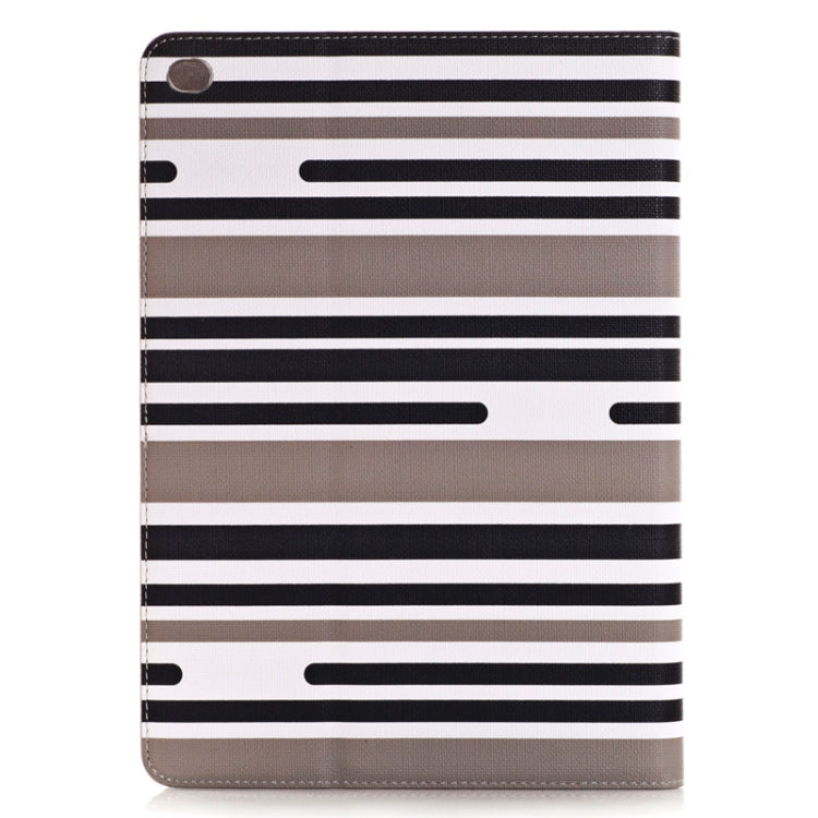 Stripes Pattern Leather Case with Holder & Card Slots & Wallet for iPad Air 2