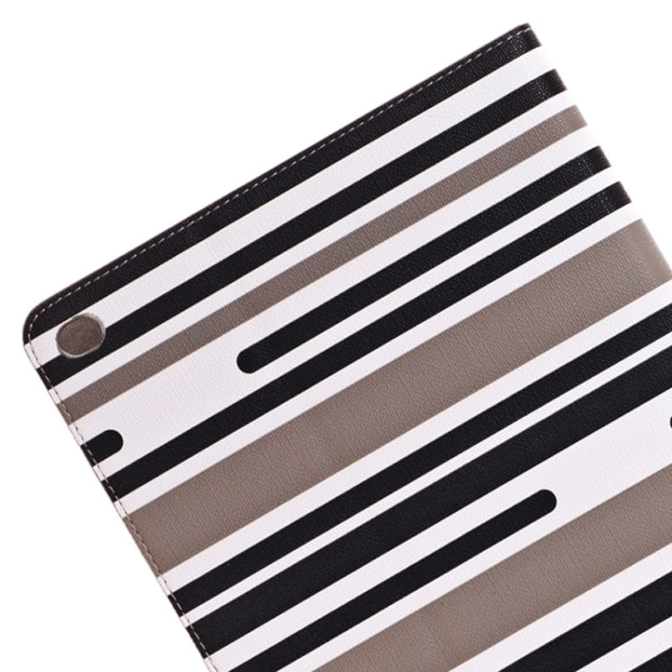 Stripes Pattern Leather Case with Holder & Card Slots & Wallet for iPad Air 2