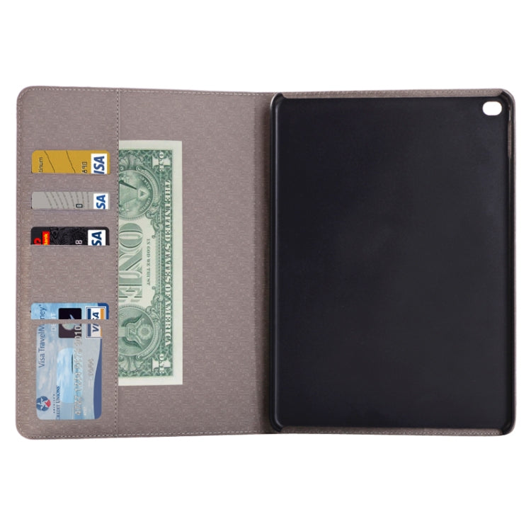 Stripes Pattern Leather Case with Holder & Card Slots & Wallet for iPad Air 2
