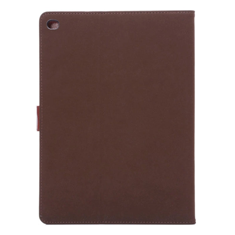 Canvas Texture Leather Case with Holder & Card Slots & Sleep Function for iPad Air 2