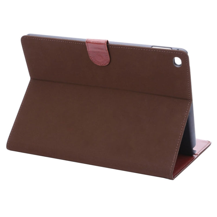 Canvas Texture Leather Case with Holder & Card Slots & Sleep Function for iPad Air 2