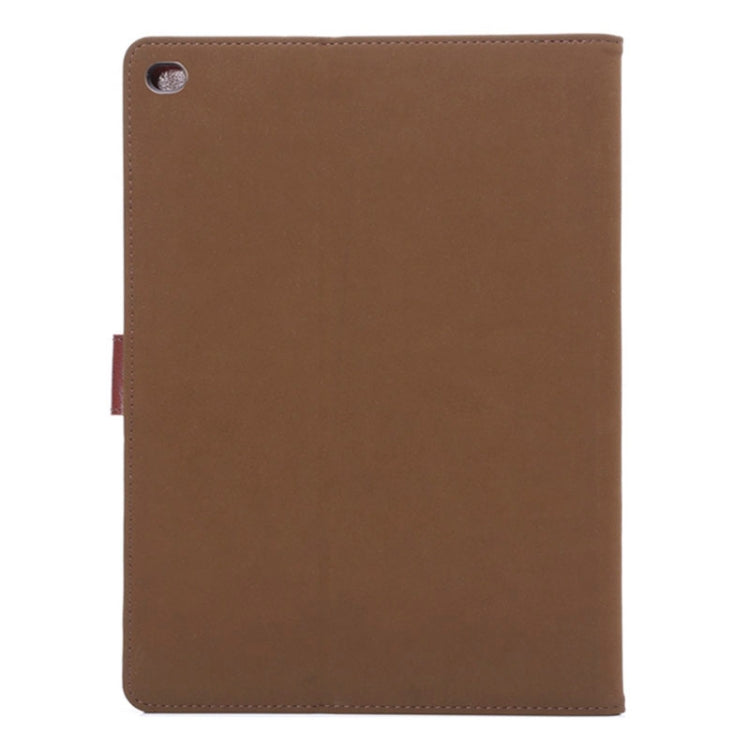 Canvas Texture Leather Case with Holder & Card Slots & Sleep Function for iPad Air 2
