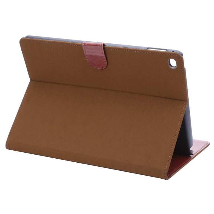 Canvas Texture Leather Case with Holder & Card Slots & Sleep Function for iPad Air 2