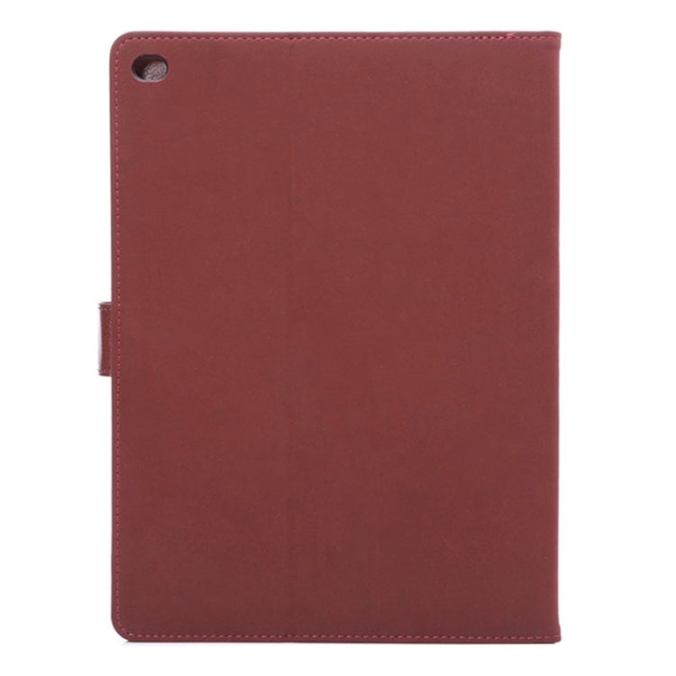 Canvas Texture Leather Case with Holder & Card Slots & Sleep Function for iPad Air 2