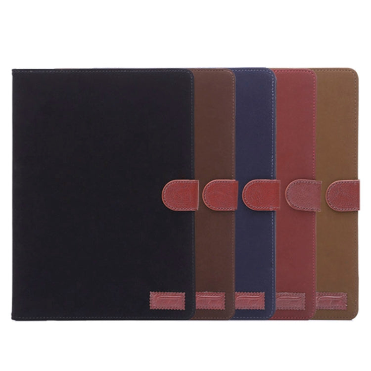 Canvas Texture Leather Case with Holder & Card Slots & Sleep Function for iPad Air 2