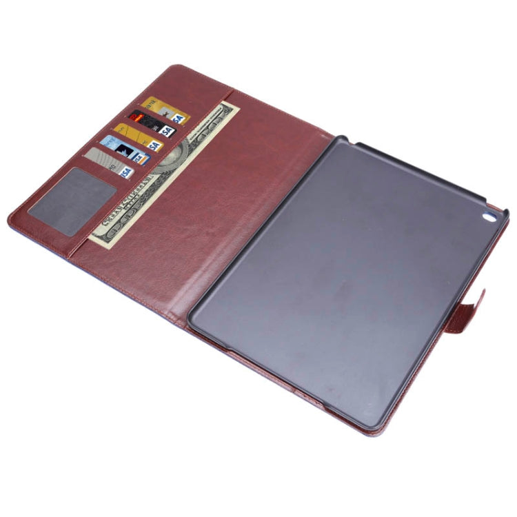 Plaid Texture Leather Case with Holder & Card Slots & Sleep Function for iPad Air 2