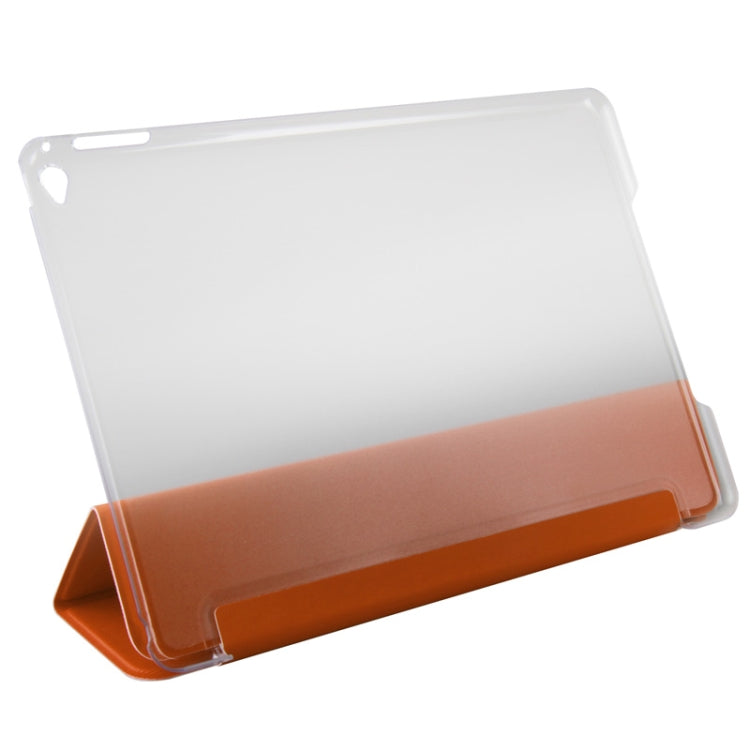 3-folding Toothpick Texture PU Leather Case with Holder for iPad Air 2
